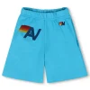 Kid's Shorts | Aviator Nation LOGO KIDS SWEATSHORTS - NEON BLUE NEONBLUE