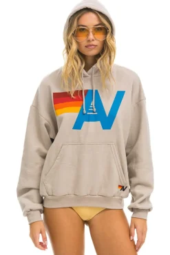 Hoodies | Hoodies | Aviator Nation LOGO PULLOVER RELAXED HOODIE - SAND