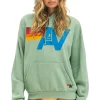 Hoodies | Hoodies | Aviator Nation LOGO PULLOVER RELAXED HOODIE - SAGE