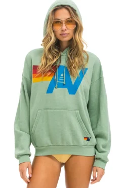 Hoodies | Hoodies | Aviator Nation LOGO PULLOVER RELAXED HOODIE - SAGE