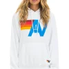 Hoodies | Hoodies | Aviator Nation LOGO PULLOVER RELAXED HOODIE - WHITE