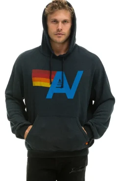 Hoodies | Hoodies | Aviator Nation LOGO PULLOVER RELAXED HOODIE - CHARCOAL