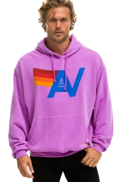 Hoodies | Hoodies | Aviator Nation LOGO PULLOVER RELAXED HOODIE - NEON PURPLE NEONPURPLE