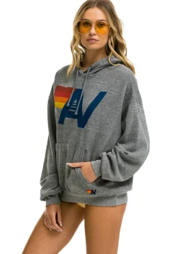 Hoodies | Hoodies | Aviator Nation LOGO PULLOVER RELAXED HOODIE - HEATHER GREY HEATHERGREY
