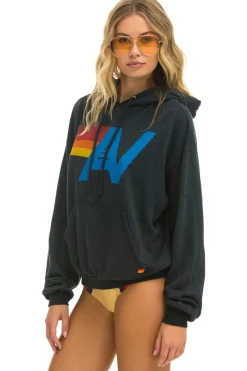 Hoodies | Hoodies | Aviator Nation LOGO PULLOVER RELAXED HOODIE - CHARCOAL
