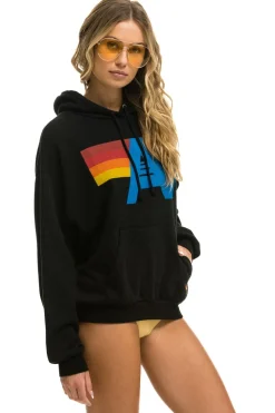 Hoodies | Hoodies | Aviator Nation LOGO PULLOVER RELAXED HOODIE - BLACK