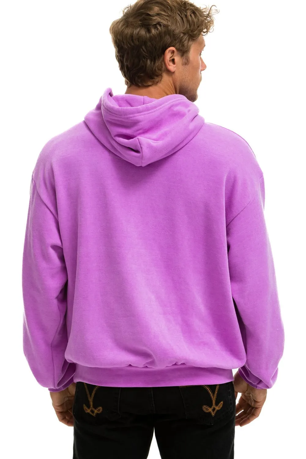 Hoodies | Hoodies | Aviator Nation LOGO PULLOVER RELAXED HOODIE - NEON PURPLE NEONPURPLE