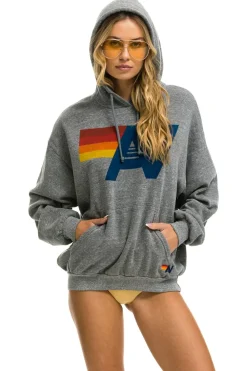 Hoodies | Hoodies | Aviator Nation LOGO PULLOVER RELAXED HOODIE - HEATHER GREY HEATHERGREY
