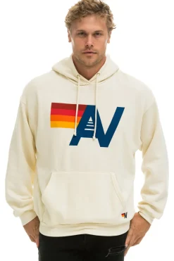 Hoodies | Hoodies | Aviator Nation LOGO PULLOVER RELAXED HOODIE - VINTAGE WHITE VINTAGEWHITE