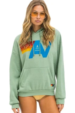 Hoodies | Hoodies | Aviator Nation LOGO PULLOVER RELAXED HOODIE - SAGE