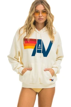 Hoodies | Hoodies | Aviator Nation LOGO PULLOVER RELAXED HOODIE - VINTAGE WHITE VINTAGEWHITE