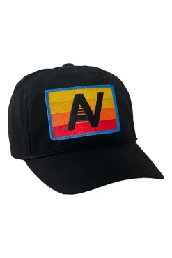 Trucker Hats | Trucker Hats | Aviator Nation LOGO RAINBOW - VINTAGE NYLON TRUCKER HAT VINTAGENYLONTRUCKERHAT