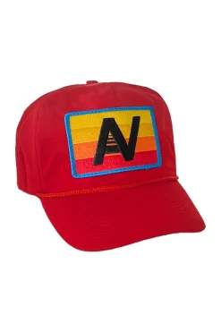 Trucker Hats | Trucker Hats | Aviator Nation LOGO RAINBOW - VINTAGE NYLON TRUCKER HAT VINTAGENYLONTRUCKERHAT