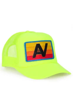 Trucker Hats | Trucker Hats | Aviator Nation LOGO RAINBOW VINTAGE TRUCKER HAT theperfectpairing!Allofourproductsgothroughanintensebreaking-downprocessthatgivesthemavintagefeelyou'lllovebecauseit'sbrokeninfromdayoneofwearingit.Allofourhatsareadjustable!