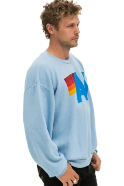 Sweatshirts | Sweatshirts | Aviator Nation LOGO RELAXED CREW SWEATSHIRT - ICE