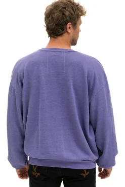 Sweatshirts | Sweatshirts | Aviator Nation LOGO RELAXED CREW SWEATSHIRT - LAVENDER