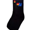 Socks | Socks | Aviator Nation LOGO SOCK - BLACK
