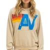 Hoodies | Hoodies | Aviator Nation LOGO STITCH PULLOVER RELAXED HOODIE - SAND