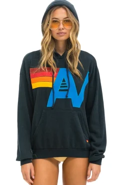 Hoodies | Hoodies | Aviator Nation LOGO STITCH PULLOVER RELAXED HOODIE - CHARCOAL