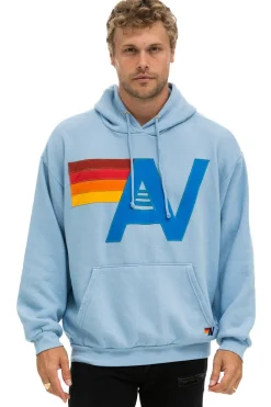 Hoodies | Hoodies | Aviator Nation LOGO STITCH PULLOVER RELAXED HOODIE - ICE