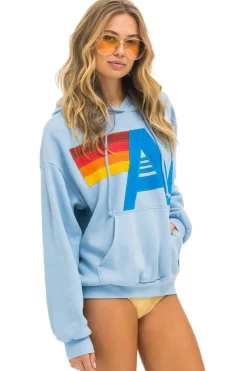 Hoodies | Hoodies | Aviator Nation LOGO STITCH PULLOVER RELAXED HOODIE - ICE