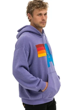 Hoodies | Hoodies | Aviator Nation LOGO STITCH PULLOVER RELAXED HOODIE - LAVENDER