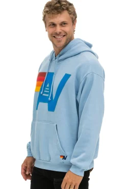 Hoodies | Hoodies | Aviator Nation LOGO STITCH PULLOVER RELAXED HOODIE - ICE