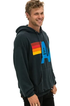 Hoodies | Hoodies | Aviator Nation LOGO STITCH PULLOVER RELAXED HOODIE - CHARCOAL