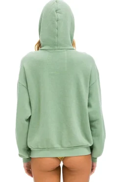 Hoodies | Hoodies | Aviator Nation LOGO STITCH PULLOVER RELAXED HOODIE - SAGE