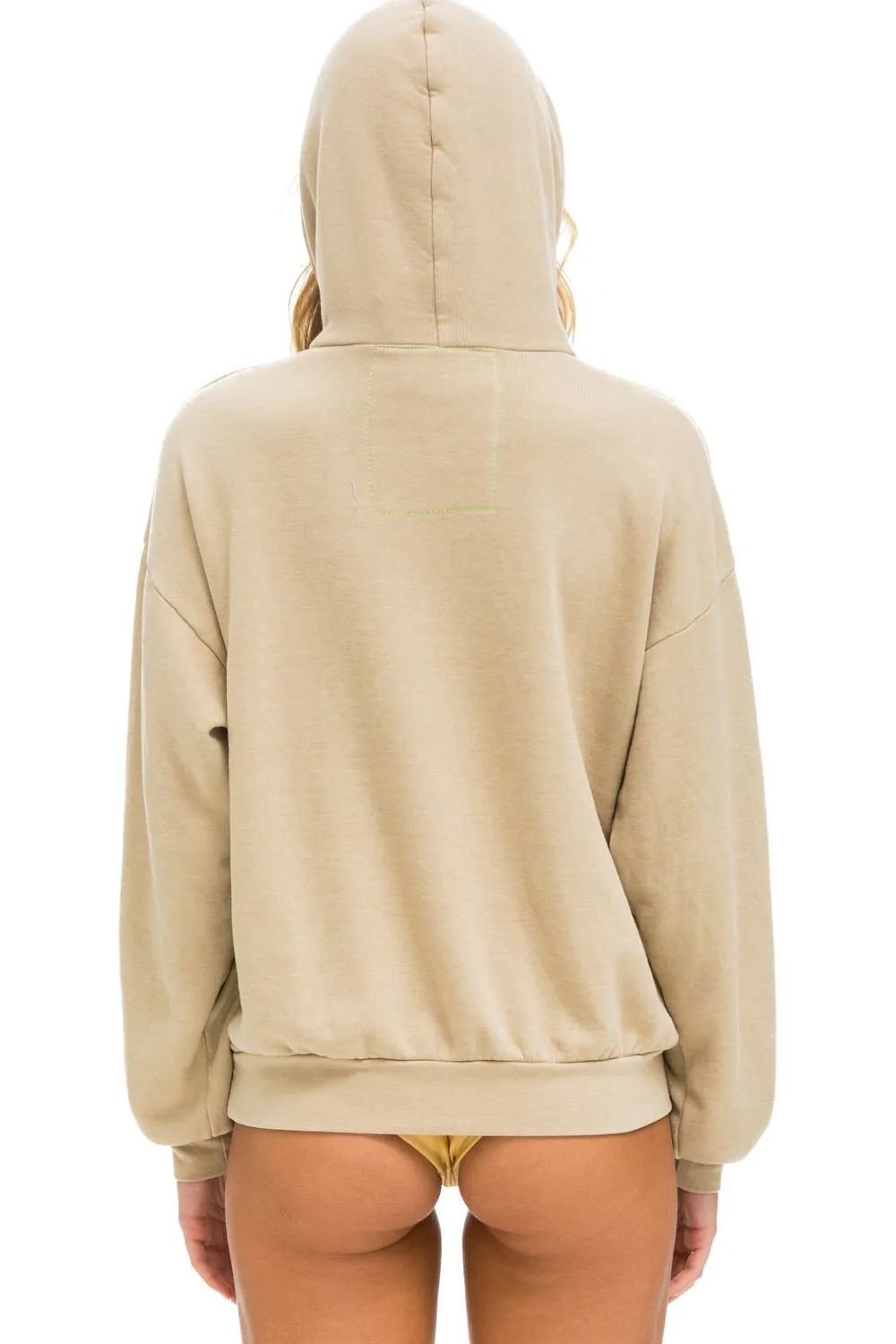 Hoodies | Hoodies | Aviator Nation LOGO STITCH PULLOVER RELAXED HOODIE - SAND
