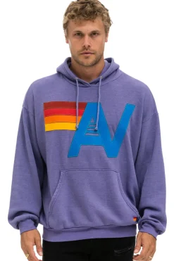 Hoodies | Hoodies | Aviator Nation LOGO STITCH PULLOVER RELAXED HOODIE - LAVENDER