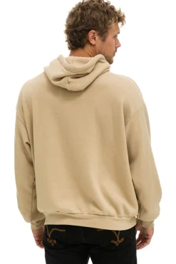 Hoodies | Hoodies | Aviator Nation LOGO STITCH PULLOVER RELAXED HOODIE - SAND