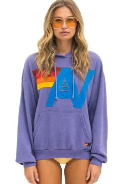 Hoodies | Hoodies | Aviator Nation LOGO STITCH PULLOVER RELAXED HOODIE - LAVENDER