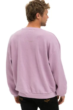 Sweatshirts | Sweatshirts | Aviator Nation LOGO STITCH RELAXED CREW SWEATSHIRT - MAUVE
