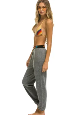 Sweatpants | Aviator Nation LOGO STRIPE SWEATPANTS - HEATHER GREY HEATHERGREY