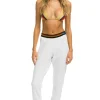 Sweatpants | Aviator Nation LOGO STRIPE SWEATPANTS - WHITE