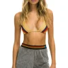 Shorts | Aviator Nation LOGO STRIPE WOMEN'S LOUNGER SHORTS - HEATHER GREY HEATHERGREY