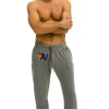 Sweatpants | Aviator Nation LOGO SWEATPANTS - HEATHER GREY HEATHERGREY