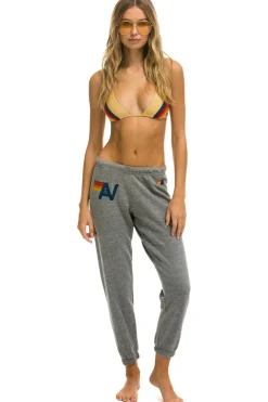 Sweatpants | Aviator Nation LOGO SWEATPANTS - HEATHER GREY HEATHERGREY