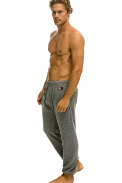 Sweatpants | Aviator Nation LOGO SWEATPANTS - HEATHER GREY HEATHERGREY