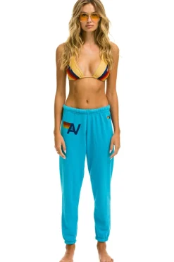 Sweatpants | Aviator Nation LOGO SWEATPANTS - NEON BLUE NEONBLUE