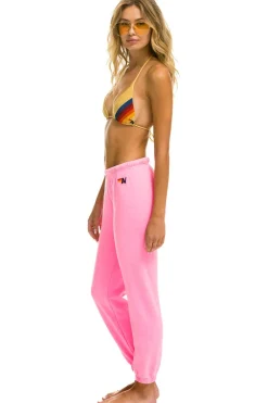 Sweatpants | Aviator Nation LOGO SWEATPANTS - NEON PINK NEONPINK