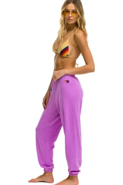 Sweatpants | Aviator Nation LOGO SWEATPANTS - NEON PURPLE NEONPURPLE