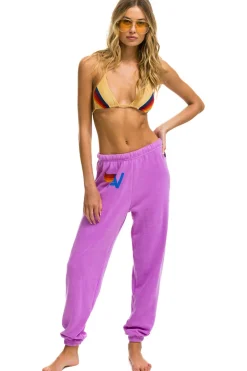 Sweatpants | Aviator Nation LOGO SWEATPANTS - NEON PURPLE NEONPURPLE