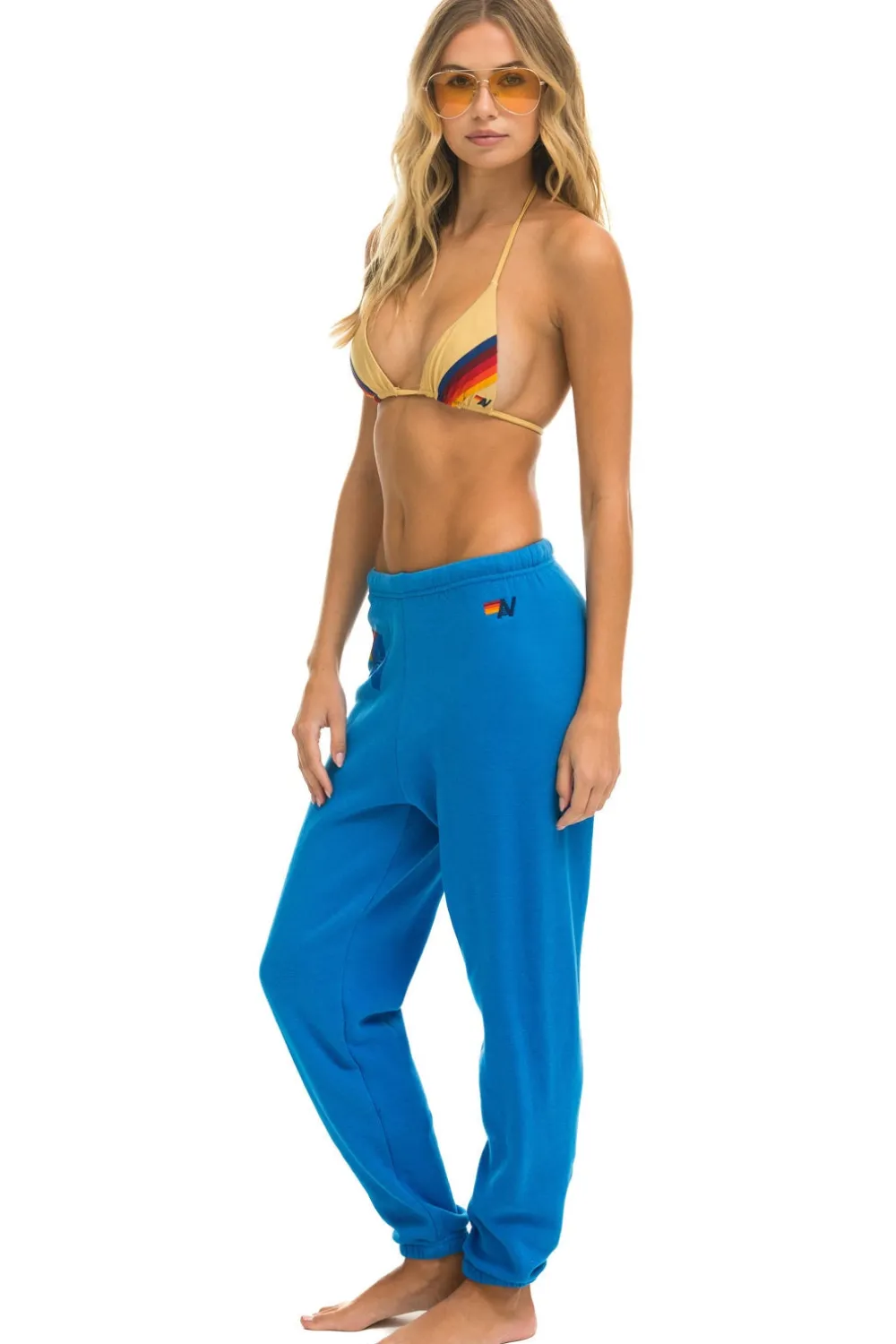 Sweatpants | Aviator Nation LOGO SWEATPANTS - OCEAN