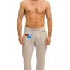 Sweatpants | Aviator Nation LOGO SWEATPANTS - SAND