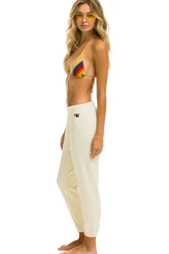 Sweatpants | Aviator Nation LOGO SWEATPANTS - VINTAGE WHITE VINTAGEWHITE