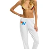 Sweatpants | Aviator Nation LOGO SWEATPANTS - WHITE