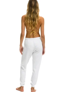 Sweatpants | Aviator Nation LOGO SWEATPANTS - WHITE