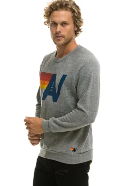 Sweatshirts | Sweatshirts | Aviator Nation LOGO SWEATSHIRT - HEATHER GREY HEATHERGREY